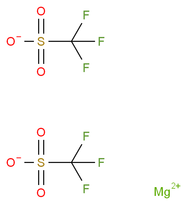 magnesium(2+) ion ditrifluoromethanesulfonate_分子结构_CAS_60871-83-2