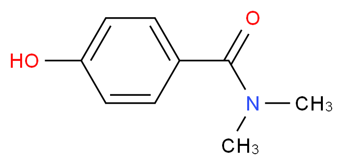 4-hydroxy-N,N-dimethylbenzamide_分子结构_CAS_20876-99-7)