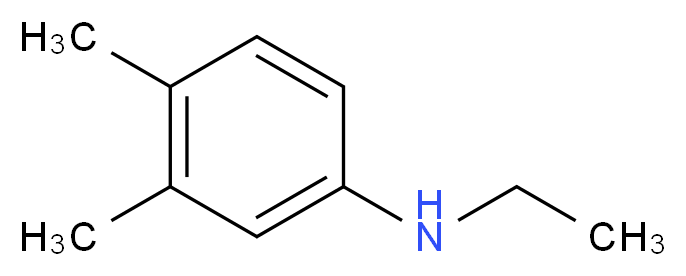 N-Ethyl-3,4-dimethylaniline_分子结构_CAS_27285-20-7)