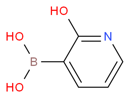 2-HYDROXYPYRIDINE-3-BORONIC ACID_分子结构_CAS_951655-49-5)
