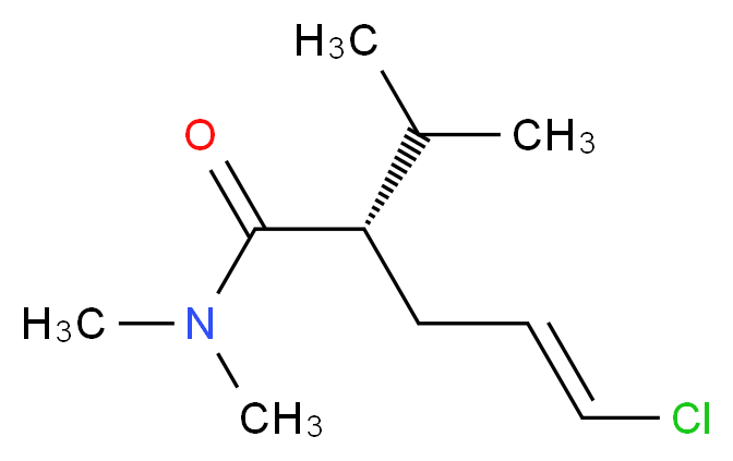 (S,E)-5-Chloro-2-isopropyl-N,N-dimethylpent-4-enamide_分子结构_CAS_324519-68-8)