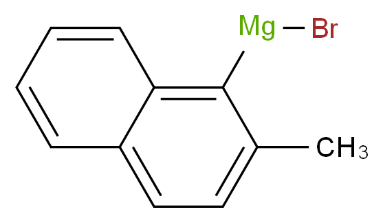 2-甲基-1-萘基溴化镁_分子结构_CAS_21450-90-8)