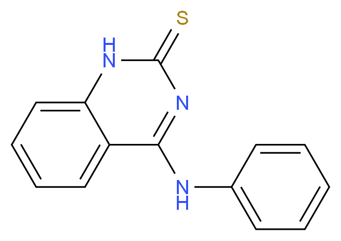 4-anilinoquinazoline-2(1H)-thione_分子结构_CAS_35696-83-4)