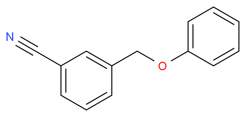 3-(phenoxymethyl)benzonitrile_分子结构_CAS_57928-72-0