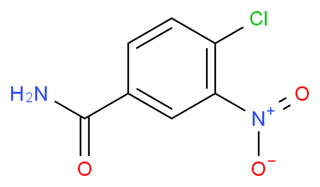 4-Chloro-3-nitrobenzaMide_分子结构_CAS_16588-06-0)