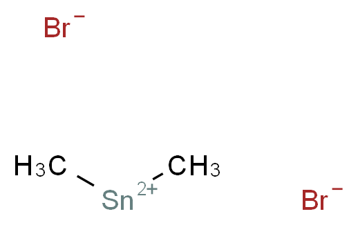 dimethylstannanebis(ylium) dibromide_分子结构_CAS_2767-47-7