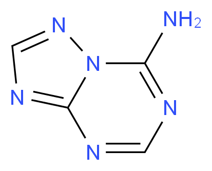 [1,2,4]triazolo[1,5-a][1,3,5]triazin-7-amine_分子结构_CAS_1489-04-9