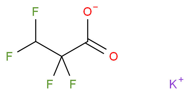 Potassium 2,2,3,3-tetrafluoropropionate 97%_分子结构_CAS_)
