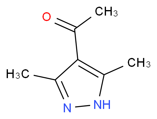 1-(3,5-dimethyl-1H-pyrazol-4-yl)ethanone_分子结构_CAS_)