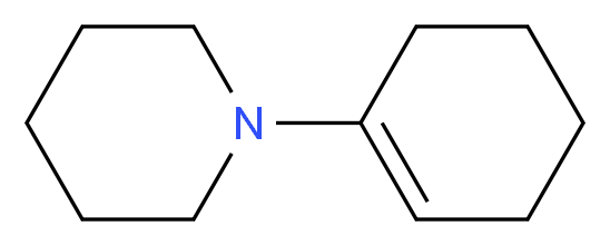 1-(1-环己烯基)哌啶_分子结构_CAS_2981-10-4)