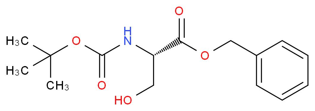Boc-Ser-OBzl_分子结构_CAS_59524-02-6)