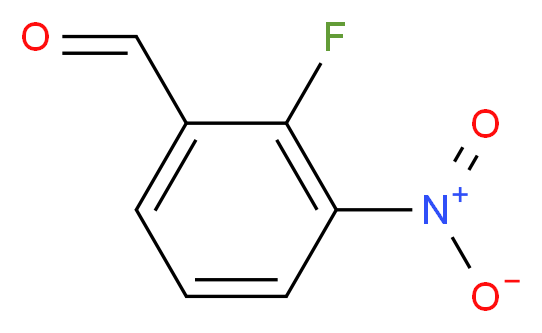 2-fluoro-3-nitrobenzaldehyde_分子结构_CAS_96516-29-9