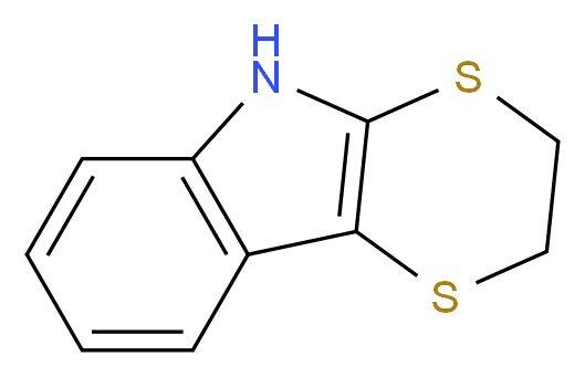 2H,3H,5H-[1,4]dithiino[2,3-b]indole_分子结构_CAS_352524-37-9