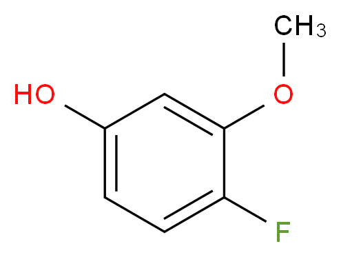 4-fluoro-3-methoxyphenol_分子结构_CAS_117902-15-5