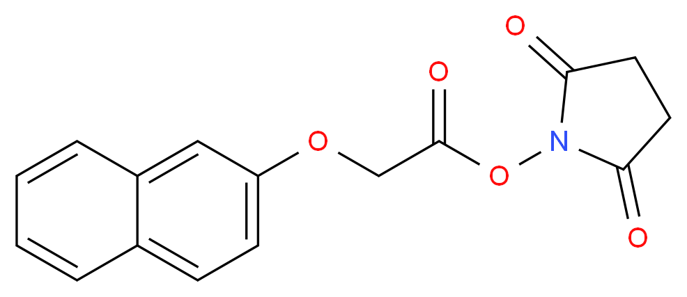 2-NAPHTHOXYACETIC ACID N-HYDROXYSUCCINIMIDE ESTER_分子结构_CAS_81012-92-2)