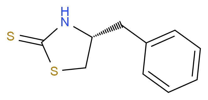 (R)-4-Benzylthiazolidine-2-thione_分子结构_CAS_110199-17-2)