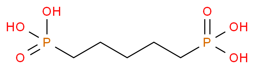 (5-phosphonopentyl)phosphonic acid_分子结构_CAS_4672-25-7