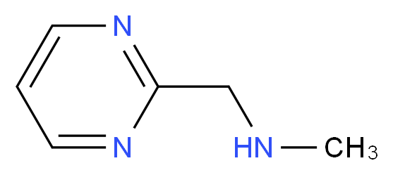 methyl(pyrimidin-2-ylmethyl)amine_分子结构_CAS_1083246-53-0