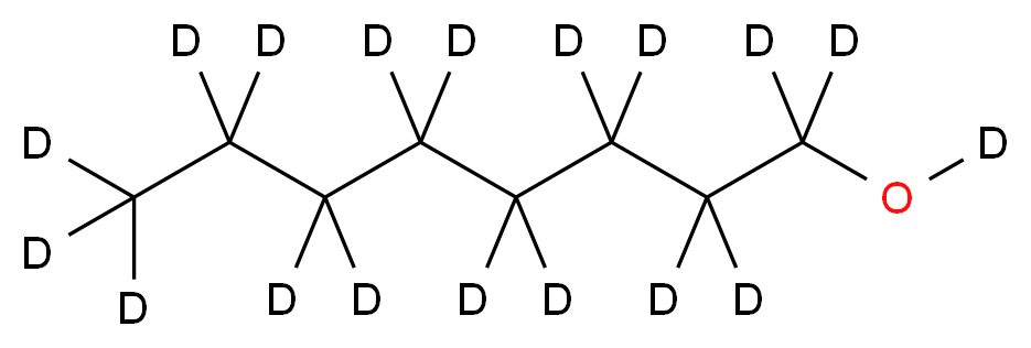 (<sup>2</sup>H<sub>1</sub><sub>7</sub>)octan-1-(<sup>2</sup>H)ol_分子结构_CAS_69974-54-5