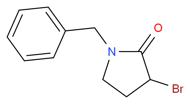 1-Benzyl-3-bromopyrrolidin-2-one_分子结构_CAS_77868-84-9)