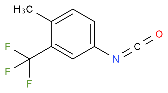 3-(三氟甲基)-4-甲基苯基异氰酸酯_分子结构_CAS_51903-64-1)