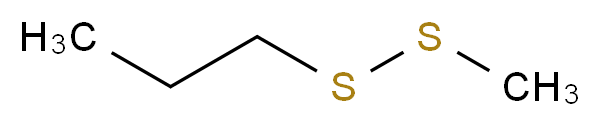 1-(methyldisulfanyl)propane_分子结构_CAS_2179-60-4