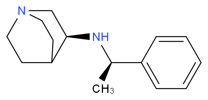 (3S)-N-[(1R)-1-Phenylethyl]-1-azabicyclo[2.2.2]octan-3-amine Dihydrochloride_分子结构_CAS_128311-06-8)