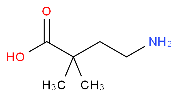 4-amino-2,2-dimethylbutanoic acid_分子结构_CAS_138146-22-2