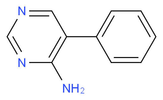 5-phenylpyrimidin-4-amine_分子结构_CAS_21419-05-6