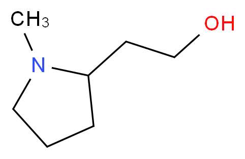 2-(1-methylpyrrolidin-2-yl)ethan-1-ol_分子结构_CAS_)