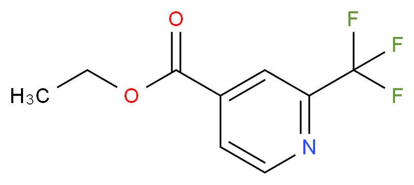 Ethyl 2-(trifluoromethyl)isonicotinate_分子结构_CAS_1214351-44-6)