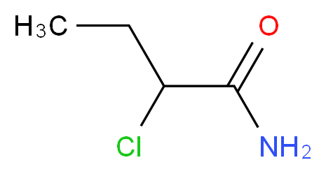 2-chlorobutanamide_分子结构_CAS_42252-34-6