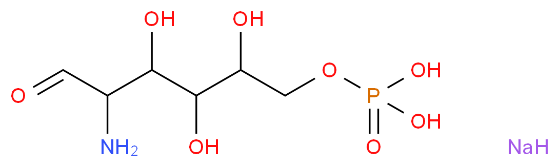 [(5-amino-2,3,4-trihydroxy-6-oxohexyl)oxy]phosphonic acid sodium_分子结构_CAS_70442-23-8