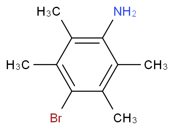 4-Bromo-2,3,5,6-tetramethylaniline_分子结构_CAS_53965-69-8)