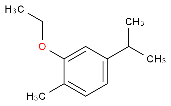 2-ethoxy-1-methyl-4-(propan-2-yl)benzene_分子结构_CAS_4732-13-2