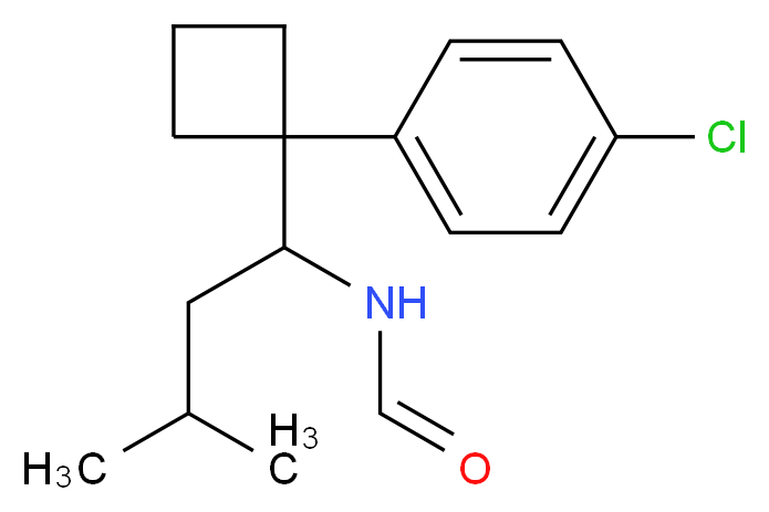 N-Formyl N,N-Didesmethyl Sibutramine_分子结构_CAS_84467-85-6)