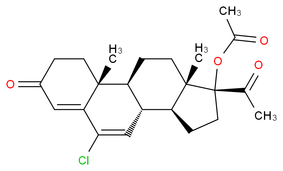 Chlormadinone Acetate_分子结构_CAS_302-22-7)