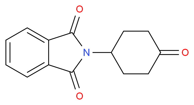 2-(4-Oxo-cyclohexyl)-isoindole-1,3-dione_分子结构_CAS_104618-32-8)