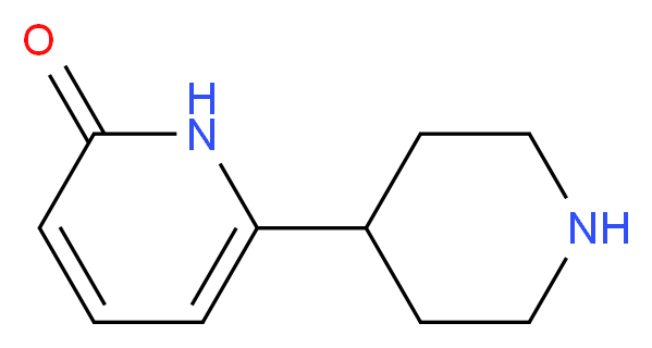 6-(piperidin-4-yl)pyridin-2(1H)-one_分子结构_CAS_1138218-09-3)