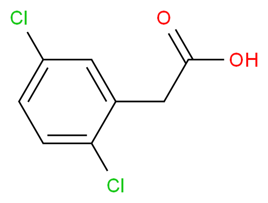 2,5-Dichlorophenylacetic acid_分子结构_CAS_5398-79-8)