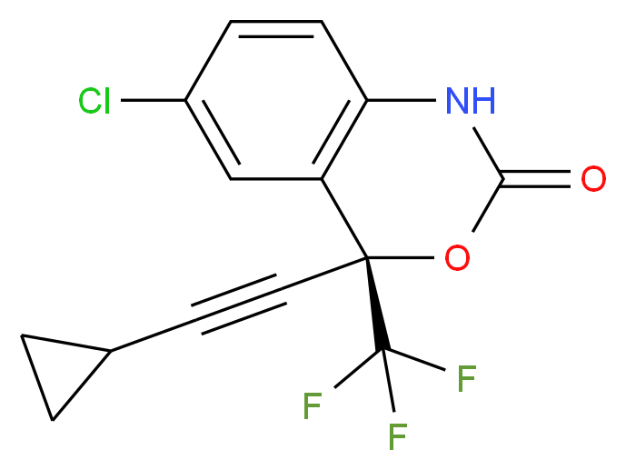 Efavirenz _分子结构_CAS_154598-52-4)