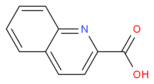 Quinoline-2-carboxylic acid_分子结构_CAS_93-10-7)