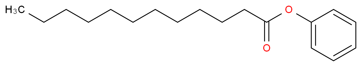 phenyl dodecanoate_分子结构_CAS_4228-00-6