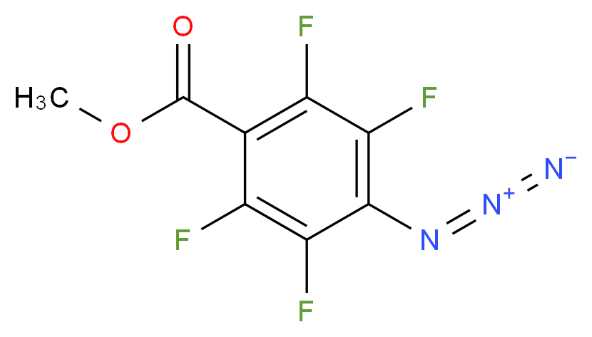 methyl 4-azido-2,3,5,6-tetrafluorobenzoate_分子结构_CAS_122590-75-4