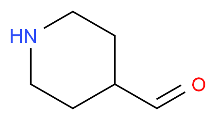 piperidine-4-carbaldehyde_分子结构_CAS_50675-20-2