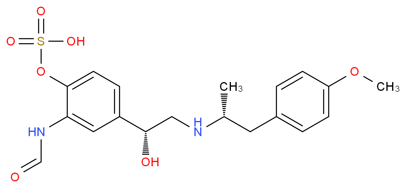 rac Formoterol O-Sulfate_分子结构_CAS_250336-08-4)