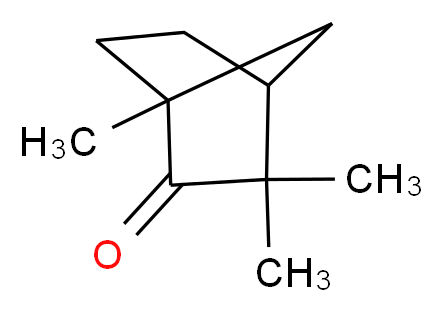 1,3,3-trimethylbicyclo[2.2.1]heptan-2-one_分子结构_CAS_7787-20-4