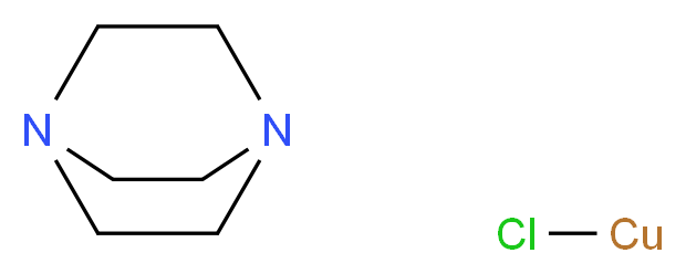 1,4-diazabicyclo[2.2.2]octane; chlorocopper_分子结构_CAS_57953-31-8