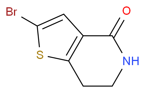 2-Bromo-6,7-dihydrothieno[3,2-c]pyridin-4(5H)-one_分子结构_CAS_1078150-17-0)