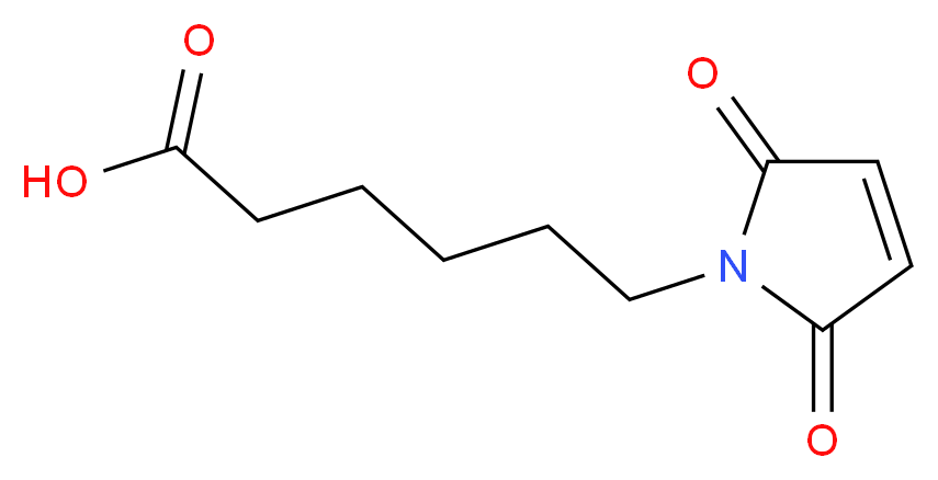 6-(2,5-dioxo-2,5-dihydro-1H-pyrrol-1-yl)hexanoic acid_分子结构_CAS_55750-53-3